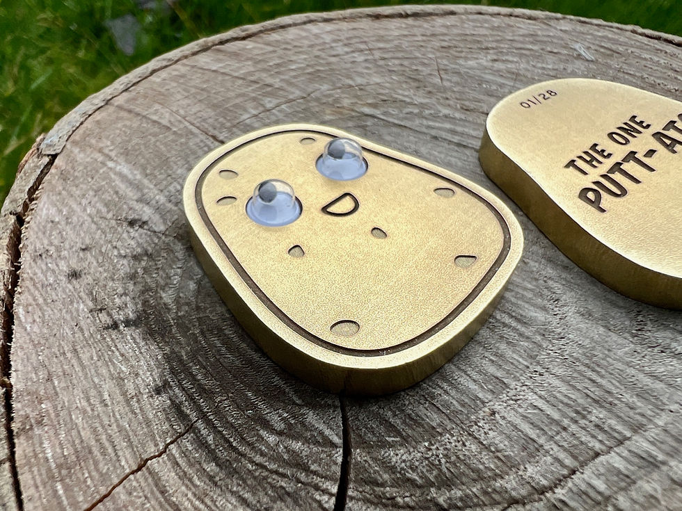 Thumbnail: The One Putt-ato // Brass Ball Marker
