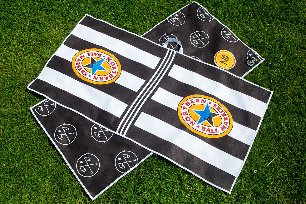 Thumbnail: Black 'n' White // NBM Golf Towel