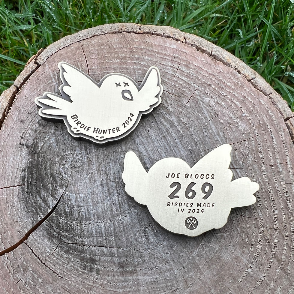 Thumbnail: NBM Birdie Hunter Ball Marker // Brass