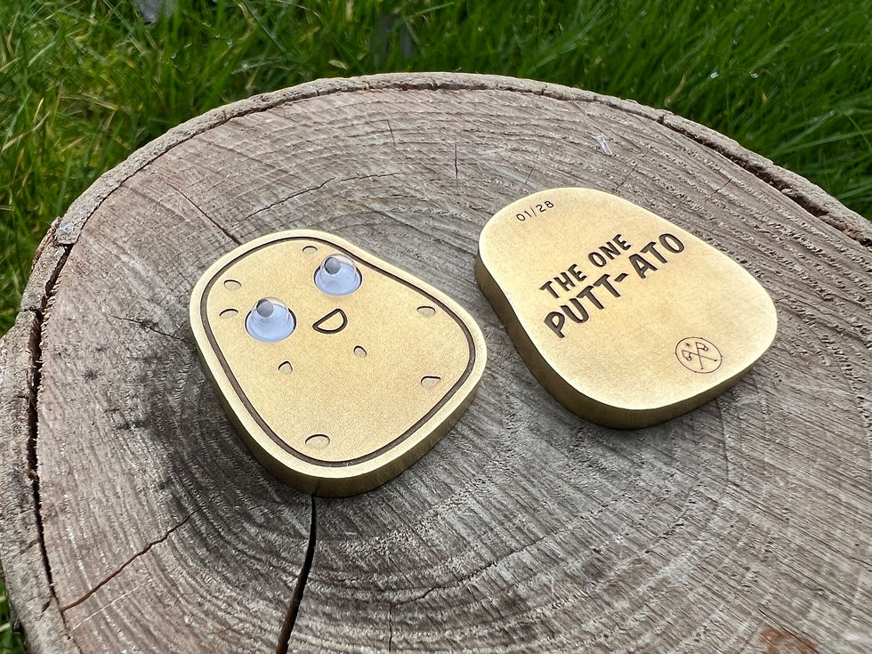 Thumbnail: The One Putt-ato // Brass Ball Marker