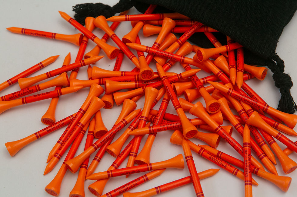 Thumbnail: Orange V Green // NBM Golf Tees