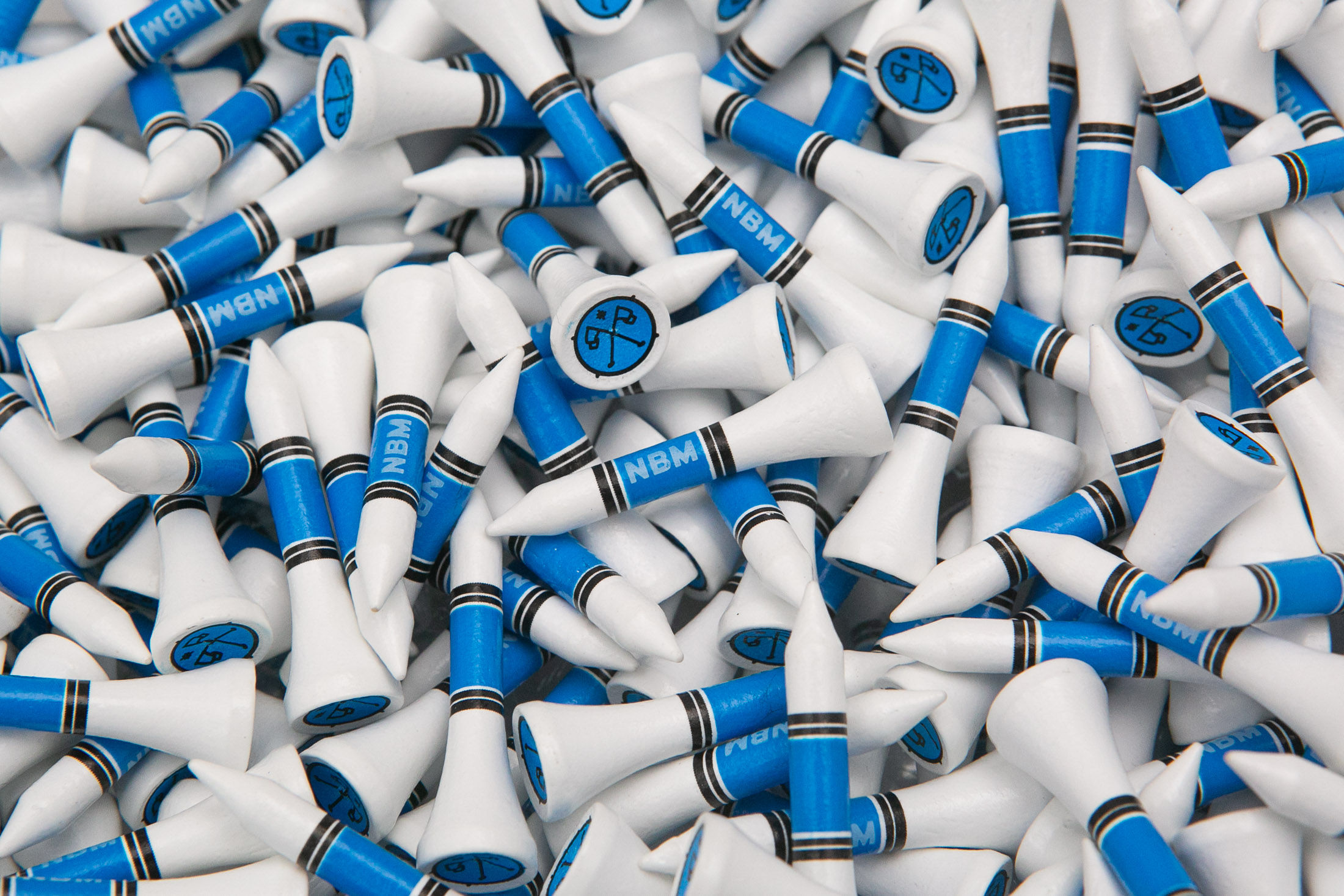White ‘n’ Blue Shortees // NBM Golf Tees
