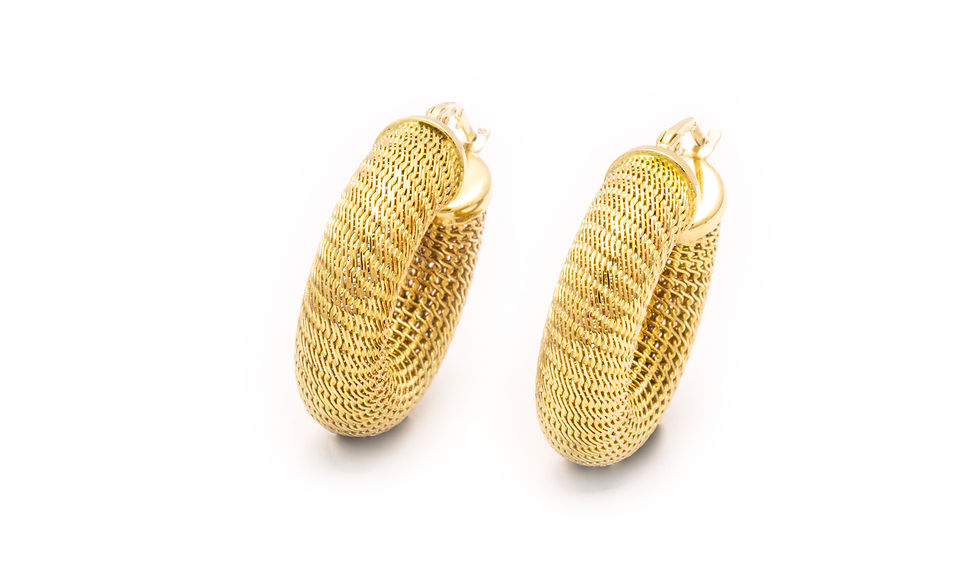 Miniature : Boucle d'oreille fil tressé