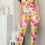 Thumbnail: Ari Pink Floral Halter Top Pant Set