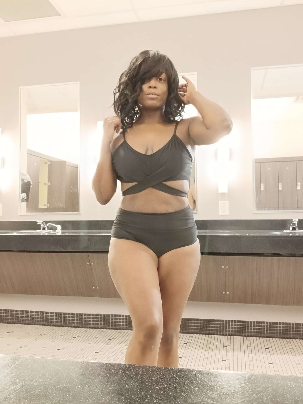 Thumbnail: Elite Black High Waist Bikini 