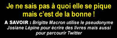 Je ne sais pas à quoi elle se pique mais c’est de la bonne !