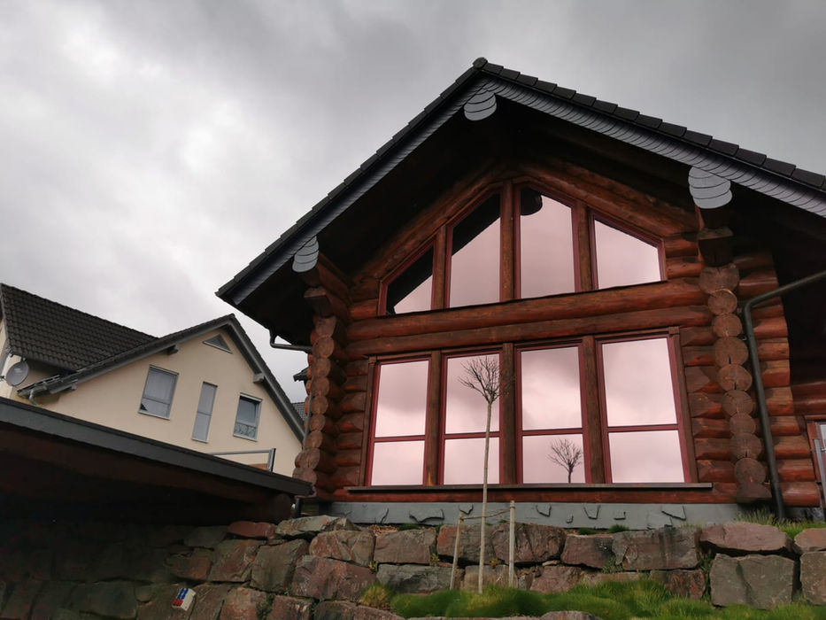 Wohnhaus Fensterfolierung Westerwald – Design- und Sichtschutzfolie