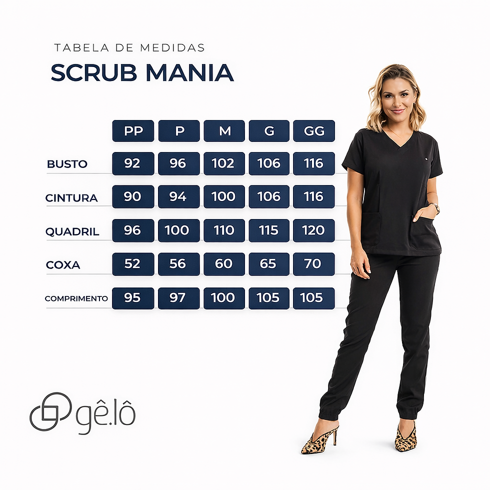 Miniatura: Scrub Mania Vinho Feminino 