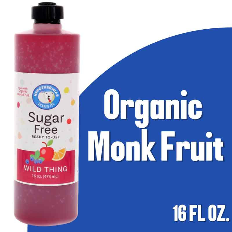 Wild Thing – Sugar-Free Ready-to-Use Snow Cone & Shaved Ice Syrup – 16 Fl oz
