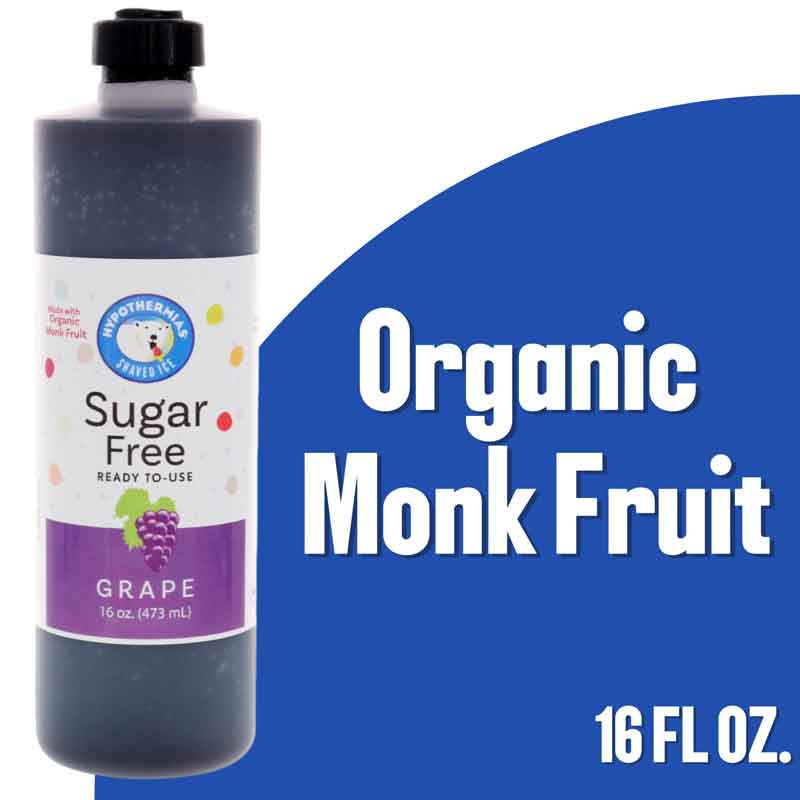 Grape – Sugar-Free Ready-to-Use Snow Cone & Shaved Ice Syrup – 16 Fl oz
