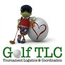 Golf TLC logo frog leaning on golf ball