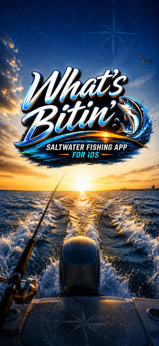 What's Bitin' app splash screen