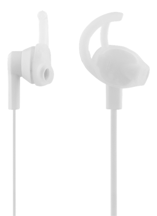 Stay-in-ear headset with media/answer button