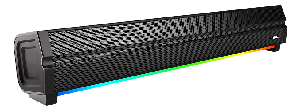 Thumbnail: SB100 Bluetooth Soundbar with RGB light and micro SD slot, black