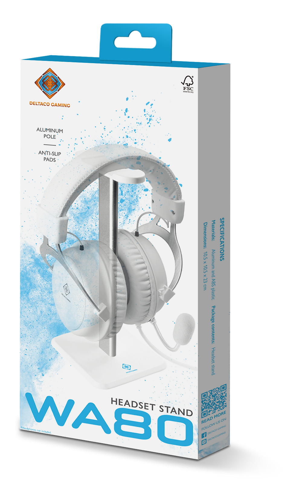 Thumbnail: WA80 Universal Headphone Stand, White