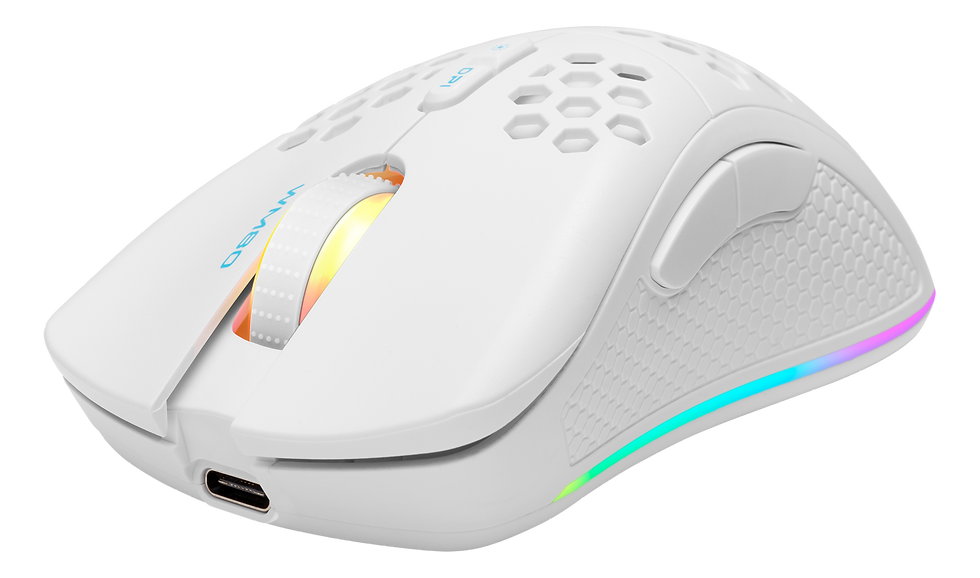 WM80 Wireless lightweight gaming mouse, white