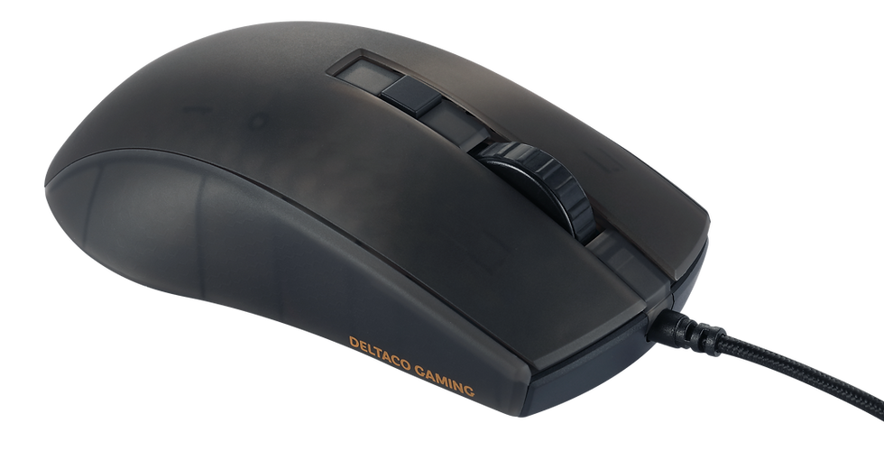 Thumbnail: DM310 Semi-Transparent RGB Ultralight Gaming Mouse, black