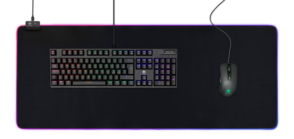 Thumbnail: DMP310 RGB gaming mousepad XL, 900 x 360 x 4, Black