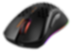 DM220 Wireless lightweight RGB gaming mouse, black