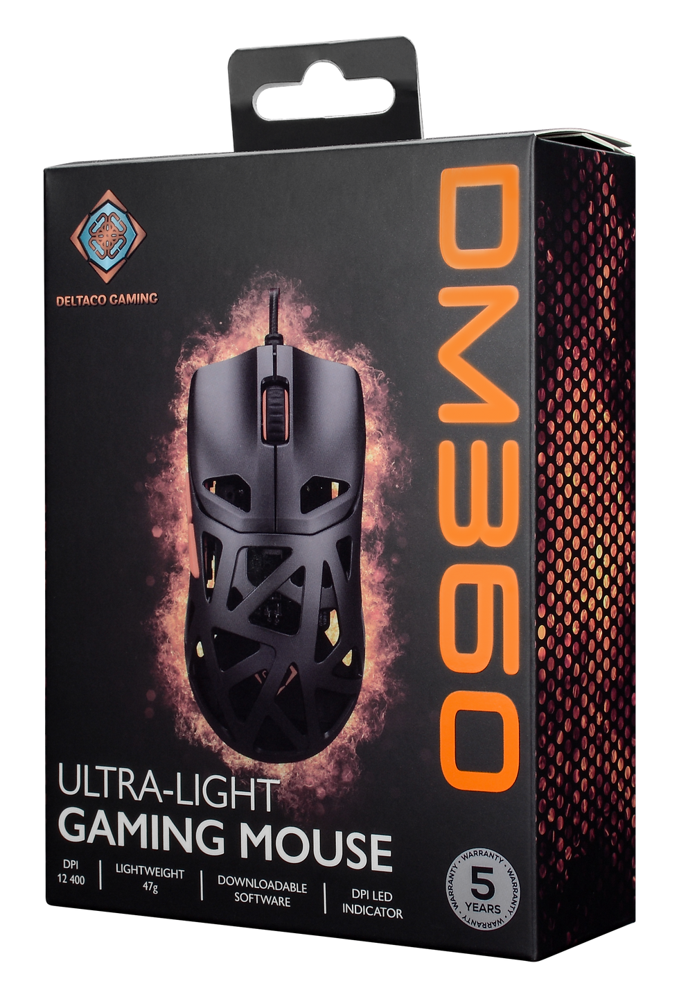 Thumbnail: DM360 Ultra-Lightweight 47g Gaming mouse, 3327 IC,12 400 DPI