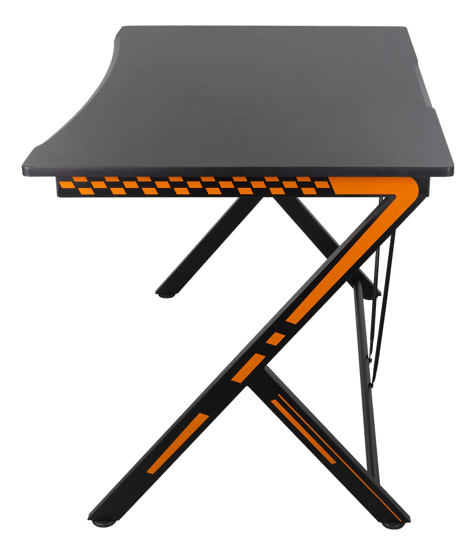 Thumbnail: Gaming table with metal legs PVC treated surface, orange