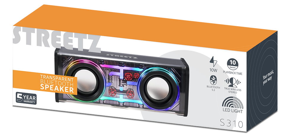 Thumbnail: S310 Transparent Bluetooth Speaker 10W