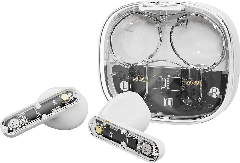 Thumbnail: T150, Transparent TWS earbuds, White