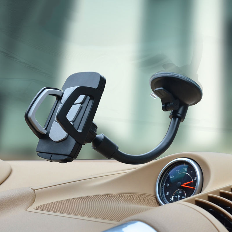 Thumbnail: Multifunctional Car Phone Holder with Suction Base