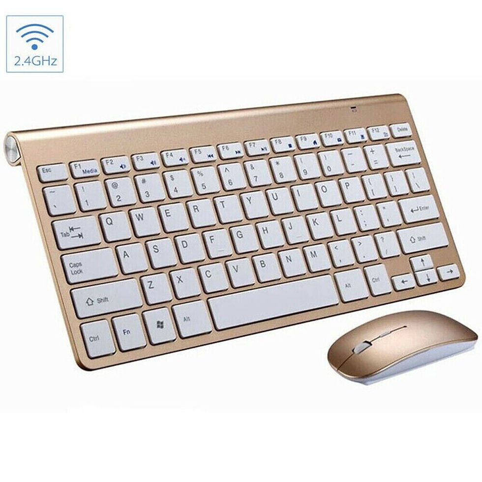 Miniatura: 2.4G Waterproof Mini Keyboard & Mouse Set for Mac/PC
