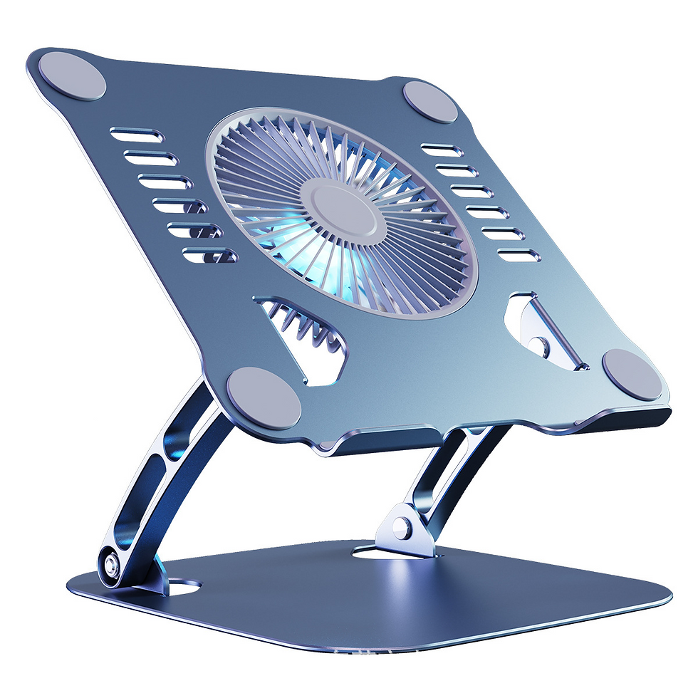 Thumbnail: Laptop Stand with Fan, Adjustable Cooling Tablet Stand for Notebooks