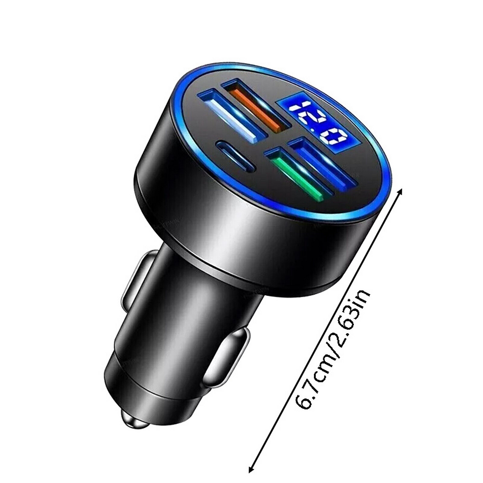Miniatura: 5 USB Port Super Fast Car Charger Adapter For iPhone Samsung Android Cell Phone