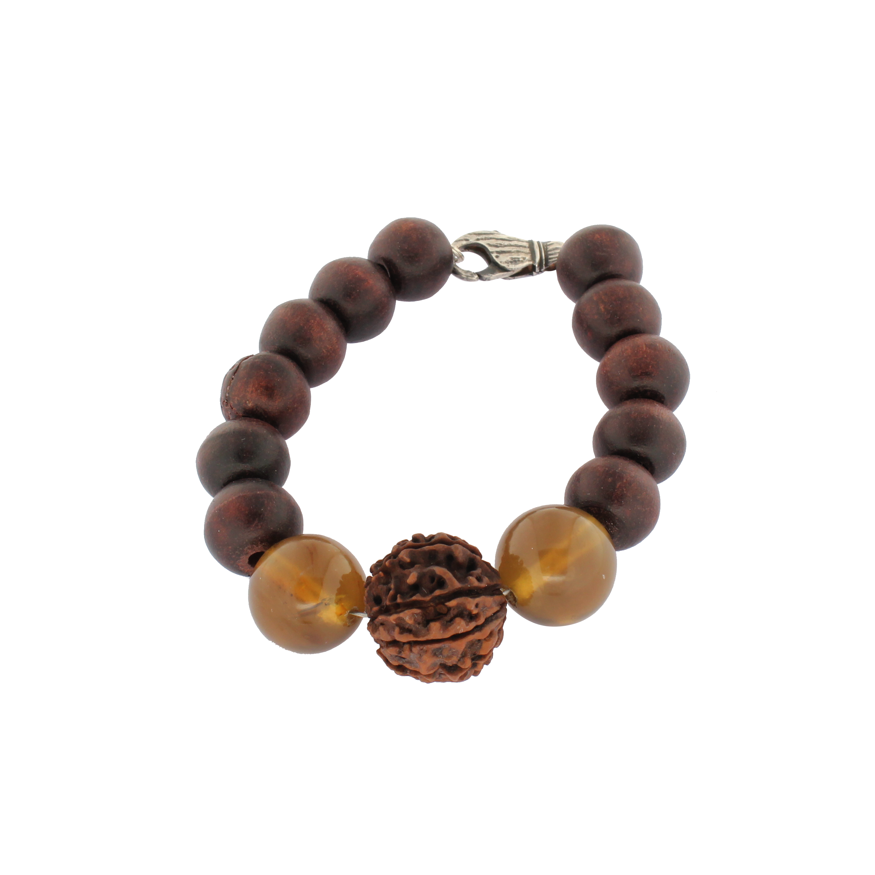 Buddha/Mala armbånd med Rudraksha til mænd