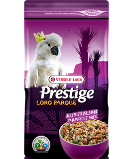 Sachet de nourriture pour perroquets Prestige Loro Parque, Australian Parrot Mix, Ornement-Sauvagine.