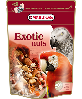 Sac de verser-Laga Exotic nuts avec des perroquets et des noix
