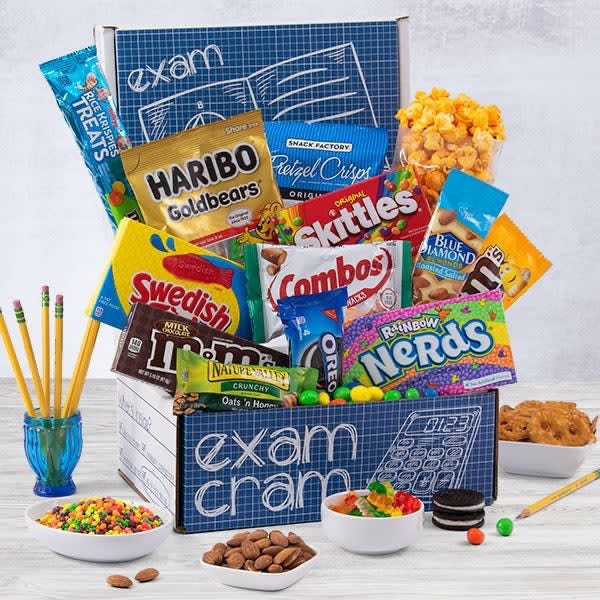 Exam Care Packages From Home (Have to include Toll House Cookies and Haribo Gummis)