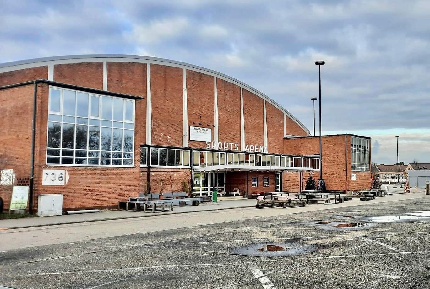 Sports Arena at Benjamin Franklin Village, Mannheim, Germany.Part of autobiography of Dr. Anthony J. Carbone, Son in the Shadow of a Green Beret Hero.
