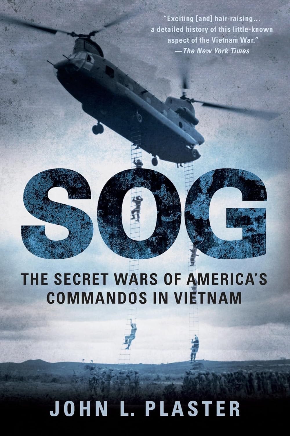 Copy of the cover of the Book SOG: The Secret Wars of America’s Commandos in Vietnam by John L. Plaster.Part of the autobiography of Dr. Anthony J. Carbone, Son in the Shadow of a Green Beret Hero.