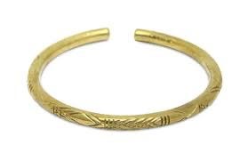 Typical brass Montagnard bracelet used as a sign of brotherhood.Part of the autobiography of Dr. Anthony J. Carbone, Son in the Shadow of a Green Beret Hero.