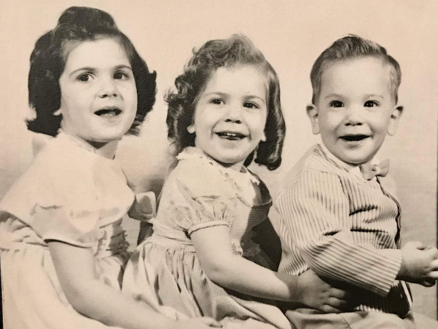 Lynne, Diana and Anthony Carbone Jr. Formal Portrait.Dr. Carbone’s Autobiography: A Son in the Shadow of a Green Beret Hero.