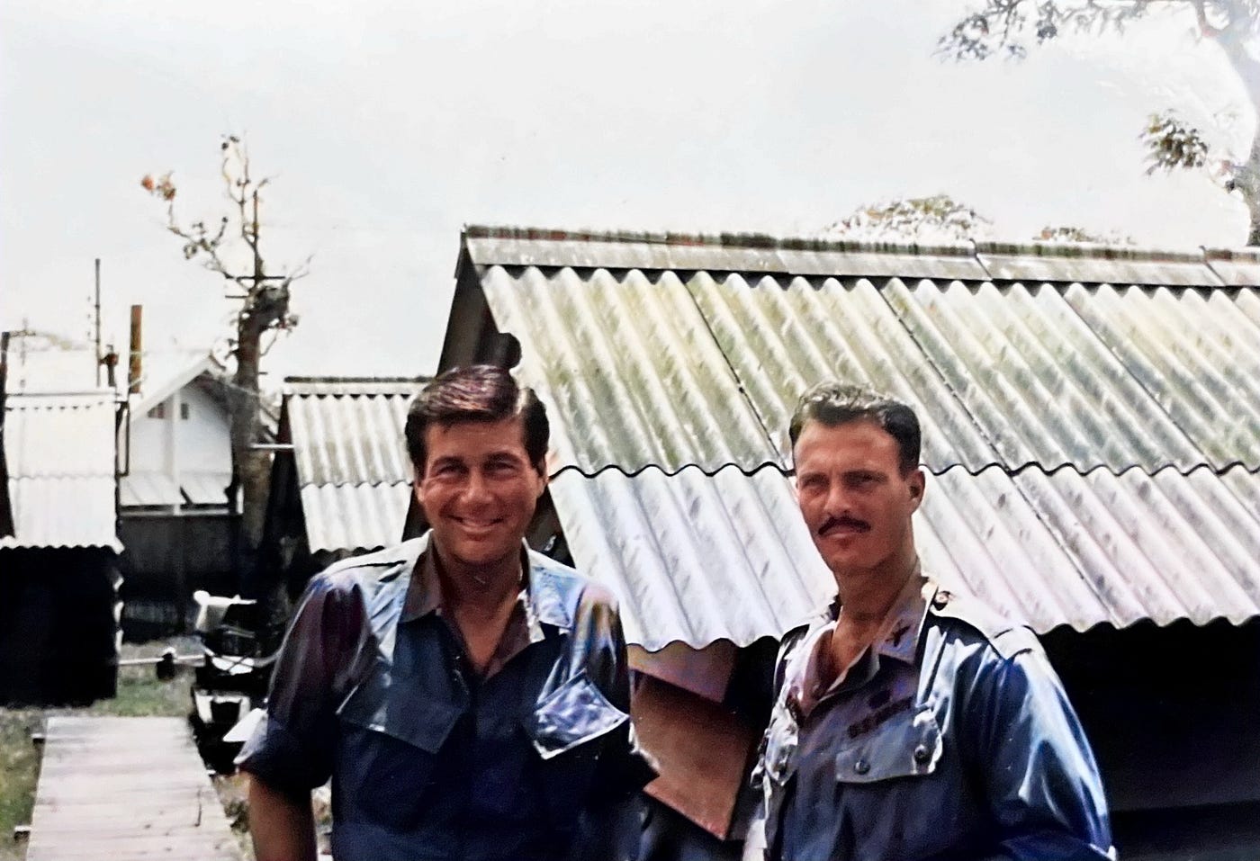 CPT Carbone with Actor Efrem Zimbalist Jr, one of the many celebrities who visited troops outside of the safety of Saigon.Part of the autobiography of Dr. Anthony J. Carbone, Son in the Shadow of a Green Beret Hero.