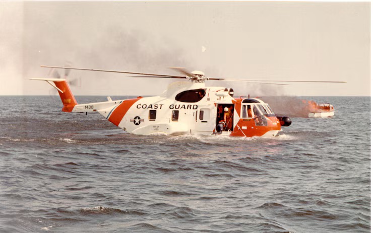 USCG Sikorsky HH-52A Seaguard Rescue Mission