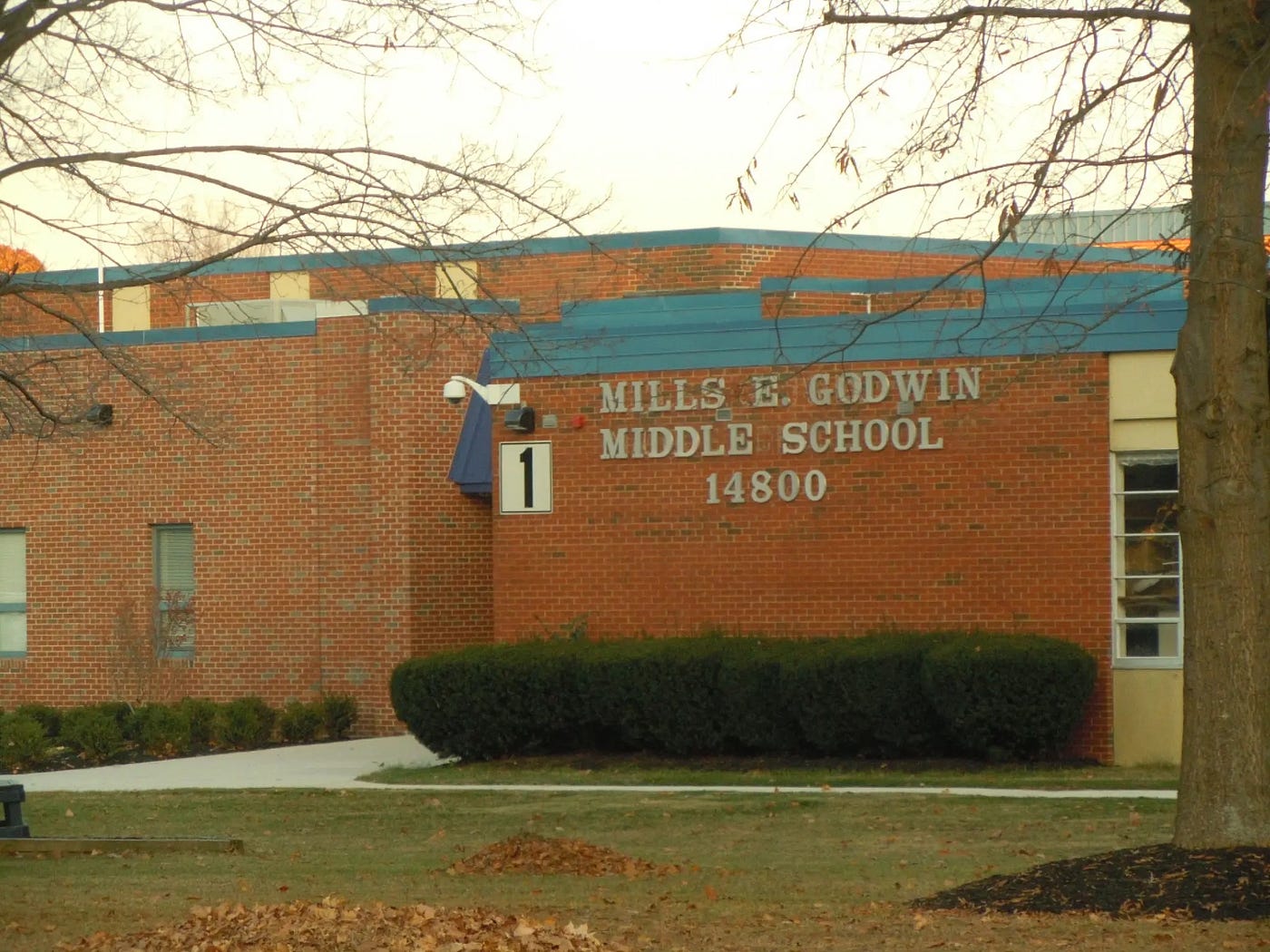 Mills E. Godwin Middle School in Woodbridge,Virginia.Part of autobiography of Dr. Anthony J. Carbone, Son in the Shadow of a Green Beret Hero