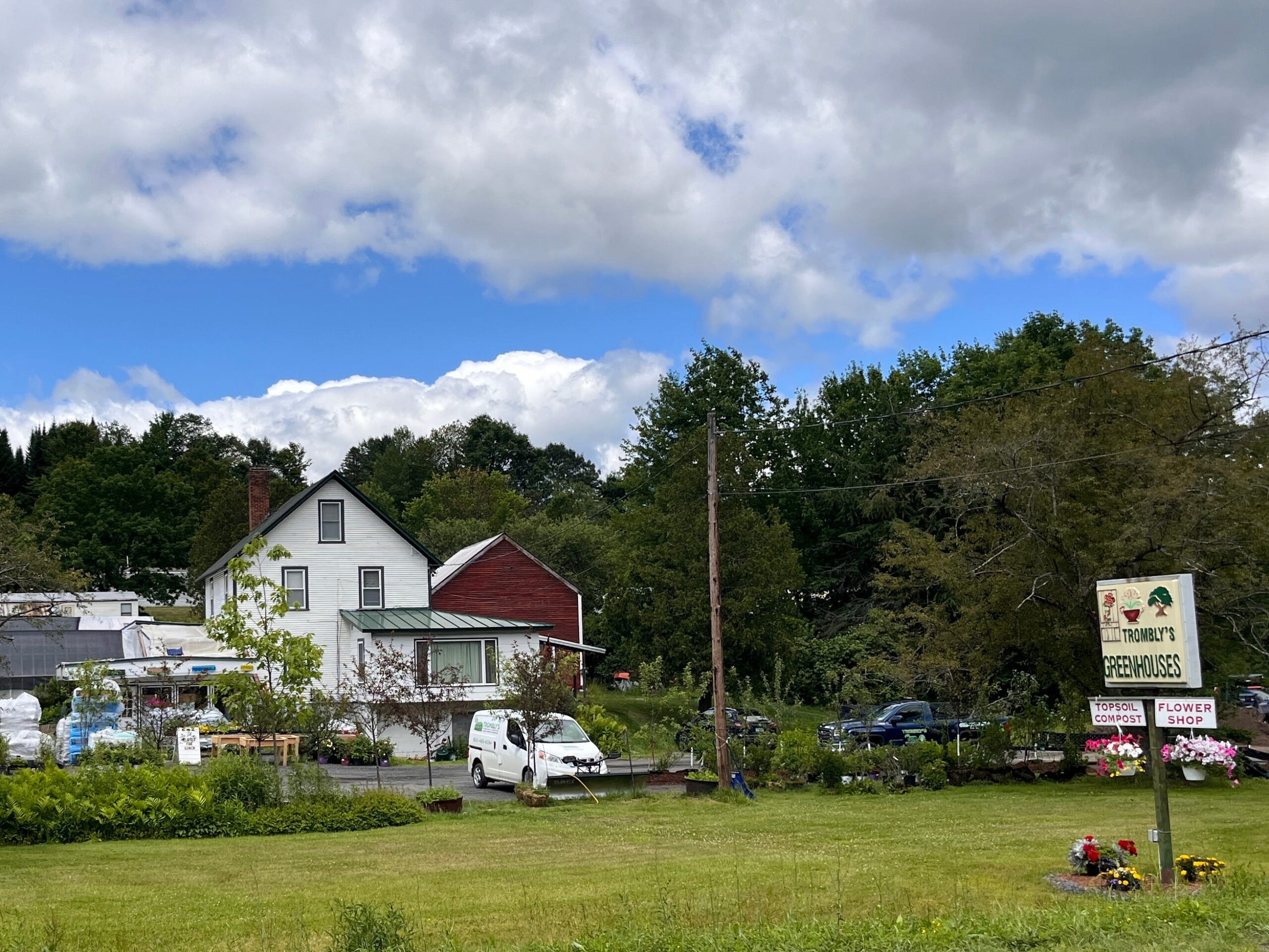 Trombly's Greenhouse near our home in Northfield, Vermont where we bought fresh corn and eggs.Part of the autobiography of Dr. Anthony J. Carbone, Son in the Shadow of a Green Beret Hero.