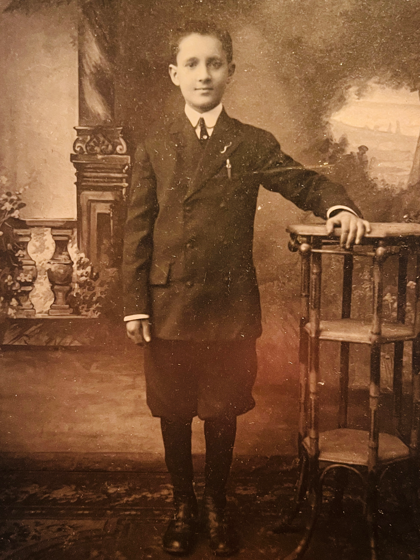 My young father, Anthony Joseph Carbone.  Dr. Anthony Carbone's Autobiography: Chapter 1 The Tailors' Legacy