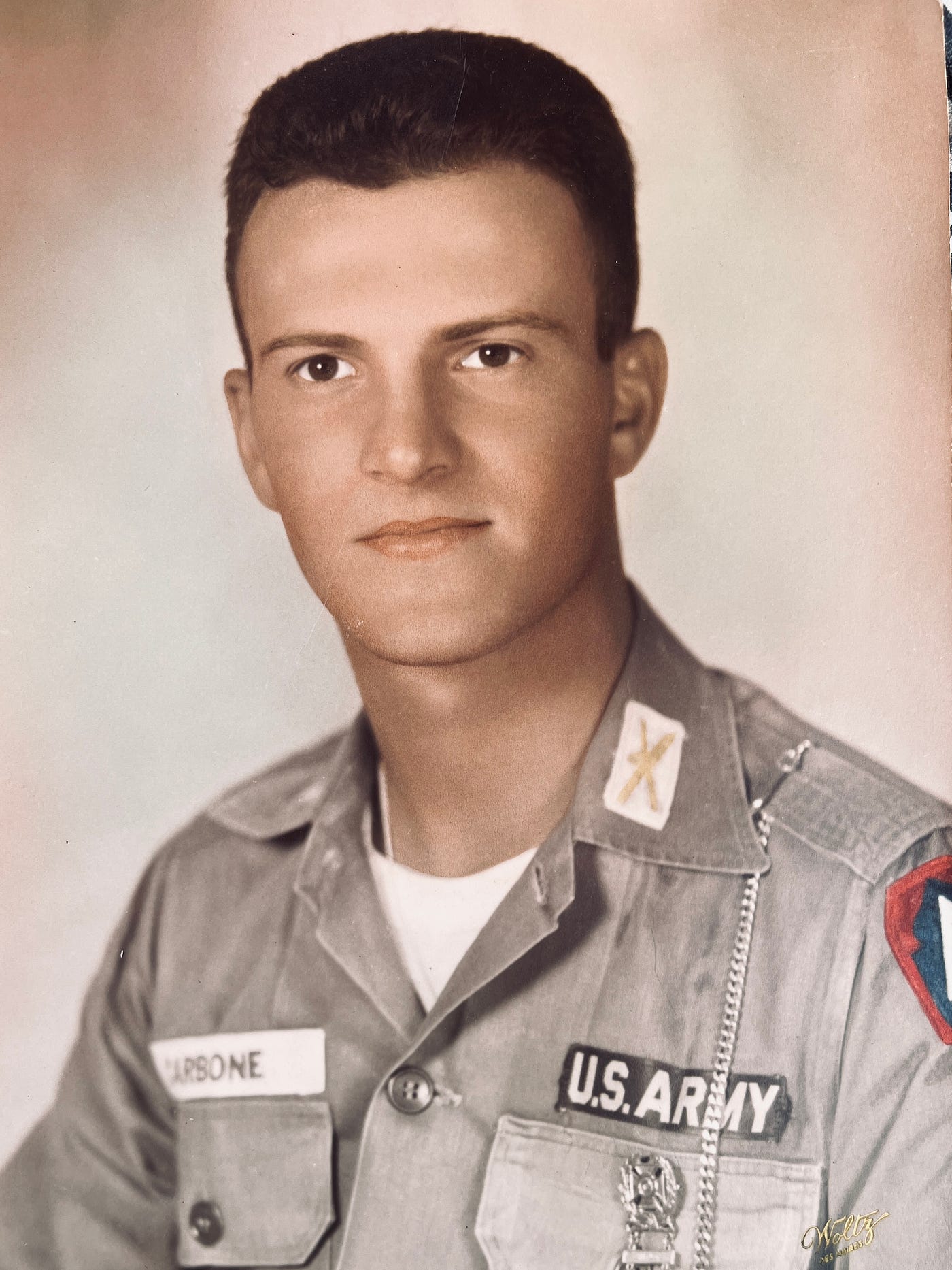 My father as a newly commissioned 2nd Lieutenant Armor Officer at Fort Knox, Kentucky.