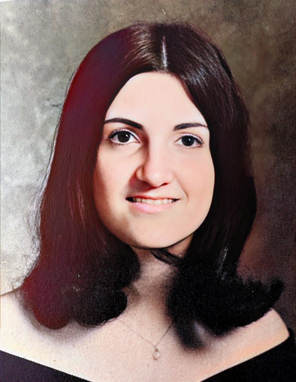 My oldest sister, Lynne Carbone's, formal senior portrait.Part of autobiography of Dr. Anthony J. Carbone, Son in the Shadow of a Green Beret Hero.