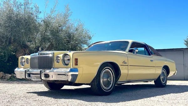 1977 Chrysler Cordoba. Carbone Family Car 1977–1980. Autobiography of Dr. Anthony J. Carbone.