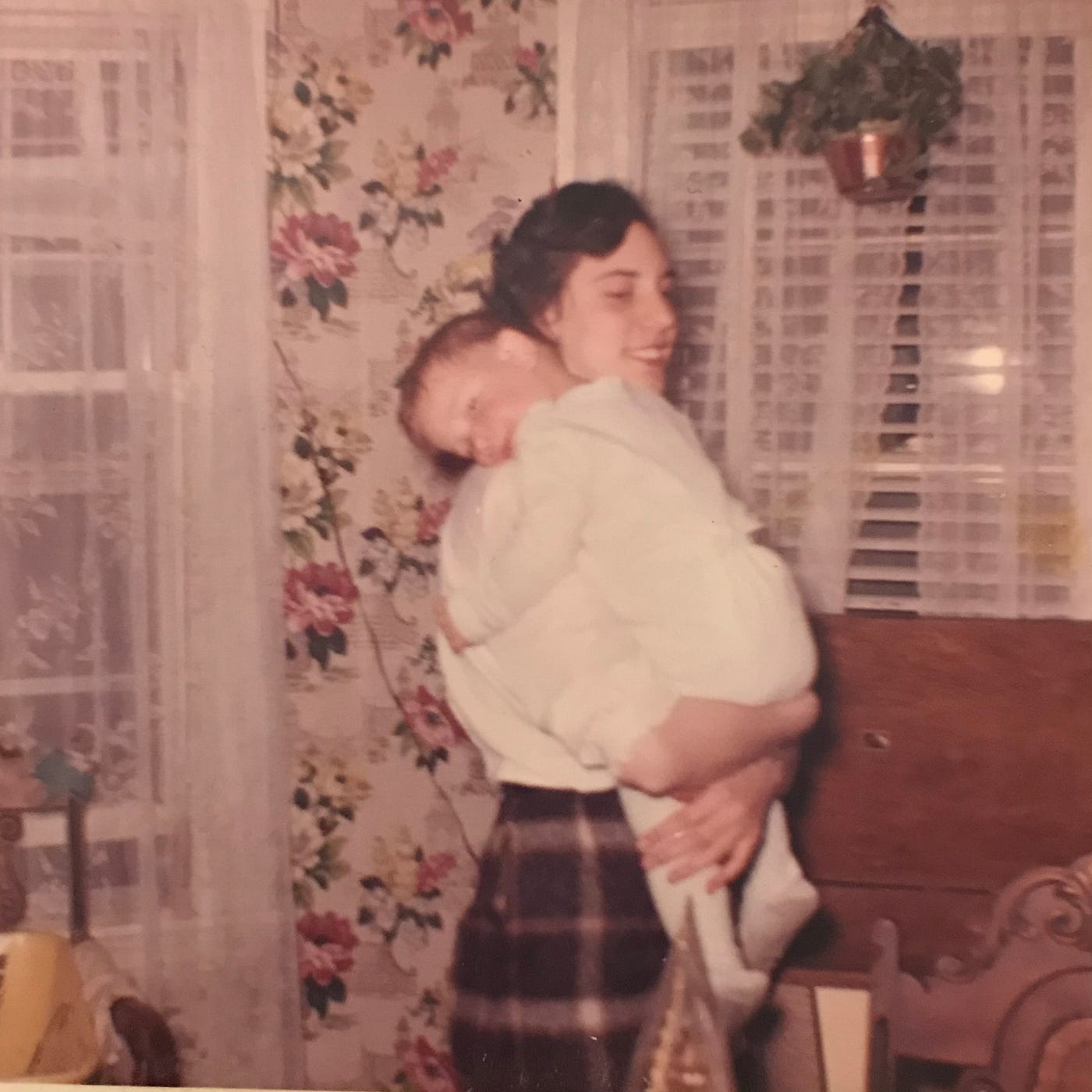 Auntie Norma holding me (Anthony Carbone Jr) at my grandparents’ house in Medford, Massachusetts.Dr. Carbone’s Autobiography: A Son in the Shadow of a Green Beret Hero.