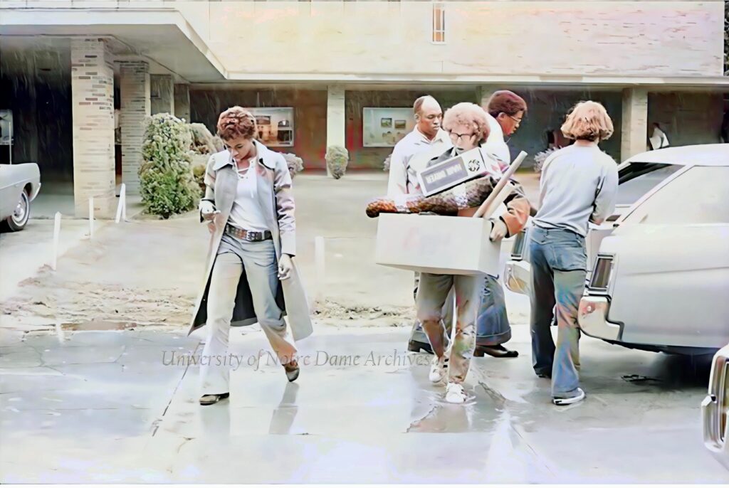 Typical Moving-In Day at Notre Dame