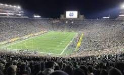 Notre Dame Stadium from ND Freshmen Section Perspective